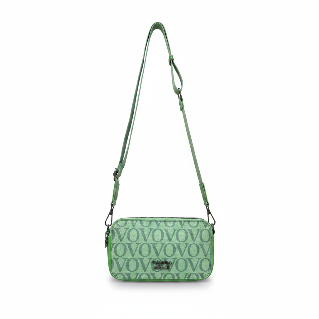 Valentino Orlandi Shoulder/Crossbody Handbag Purse Green