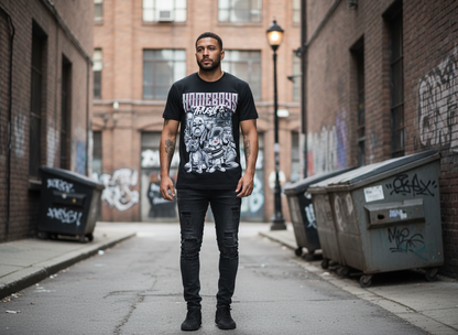 Chicano-Style Graphic T-Shirt - Thug Life
