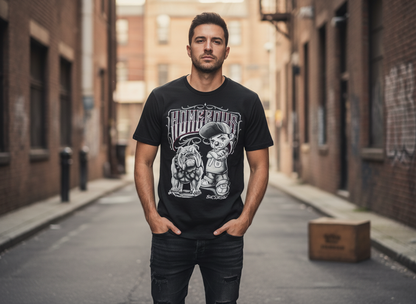 Chicano-Style Graphic T-Shirt - Back In The Hood