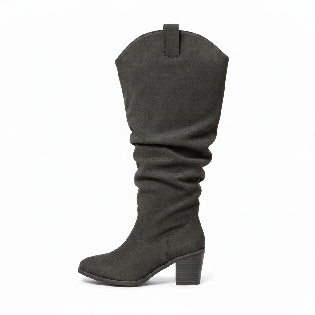Women's Luoika Extra Wide Calf Cowboy Cowgirl Western Knee High Boots Size 11W