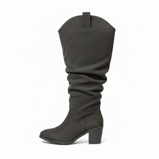 Women's Luoika Extra Wide Calf Cowboy Cowgirl Western Knee High Boots Size 11W
