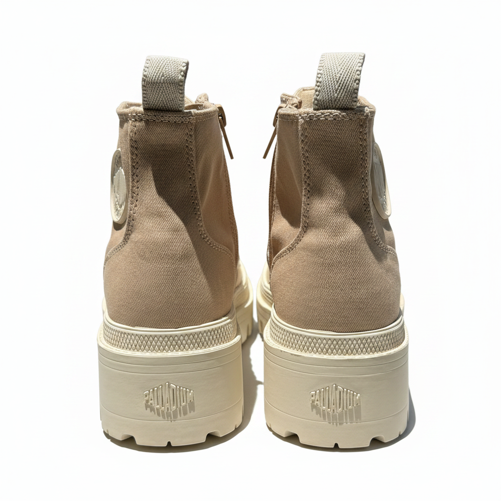 Woman's Palladium Pallabase Twill Boots Size 9.5