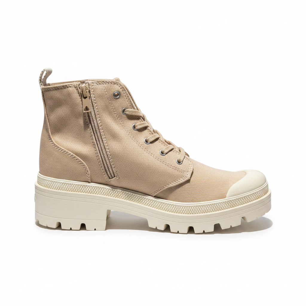 Woman's Palladium Pallabase Twill Boots Size 9.5