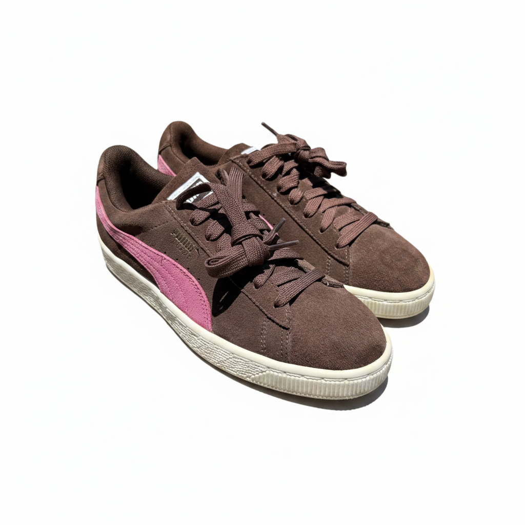 Puma Suede Classic Mole-Magenta Haze Size 7