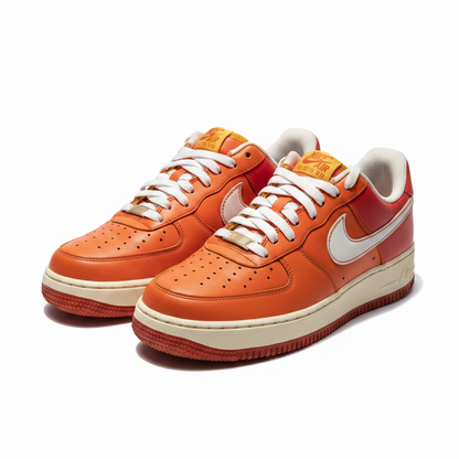 Women's Nike Air Force 1 Low '07 Orange Peel Size 9.5 - Preowned