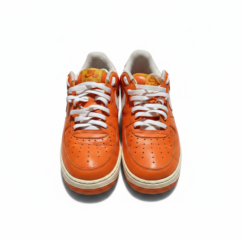 Women's Nike Air Force 1 Low '07 Orange Peel Size 9.5 - Preowned