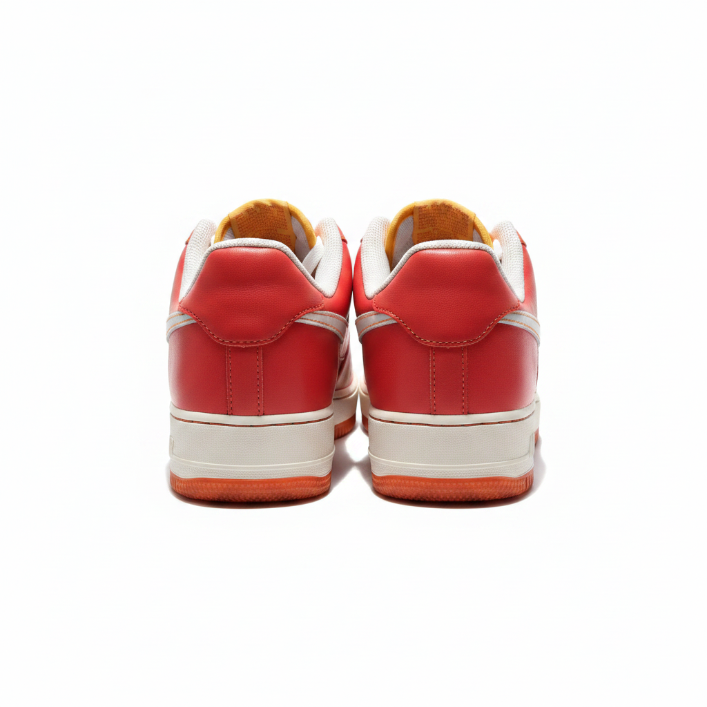 Women's Nike Air Force 1 Low '07 Orange Peel Size 9.5 - Preowned