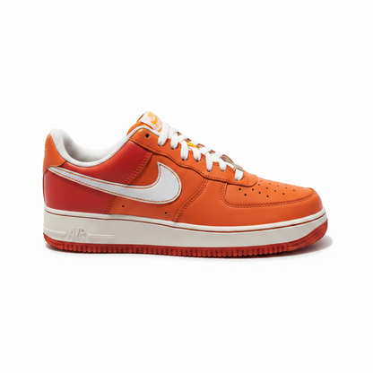 Women's Nike Air Force 1 Low '07 Orange Peel Size 9.5 - Preowned