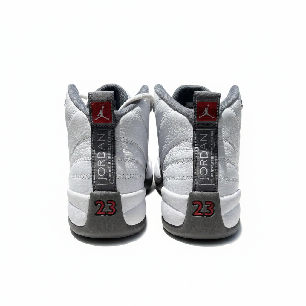 Kid's Nike Jordan 12 Retro Stealth Grey Size 4.5Y - Preowned