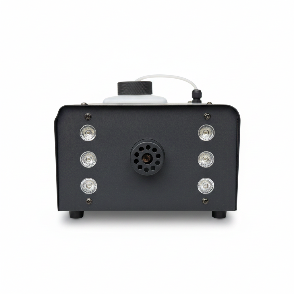 LED Fog Machine with Remote Control & Accessories Black (New / Open Package)