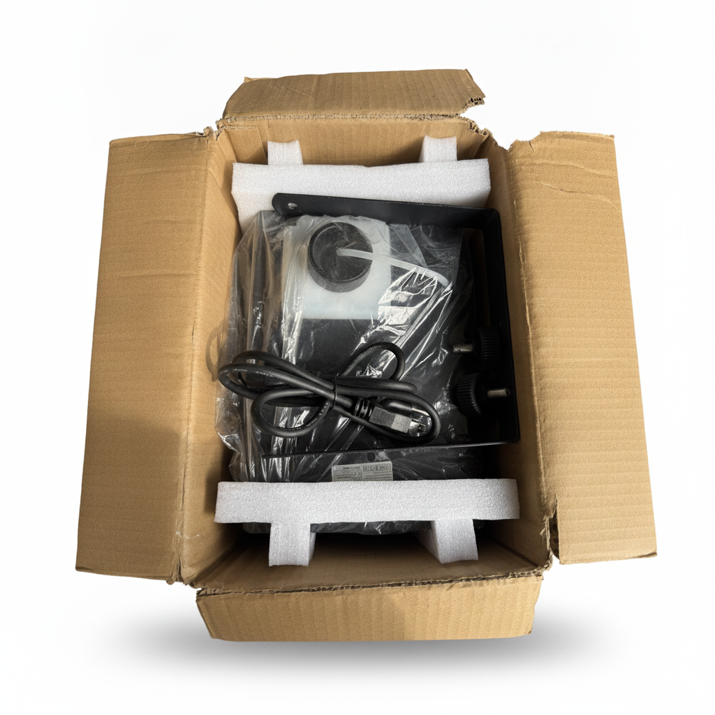 LED Fog Machine with Remote Control & Accessories Black (New / Open Package)