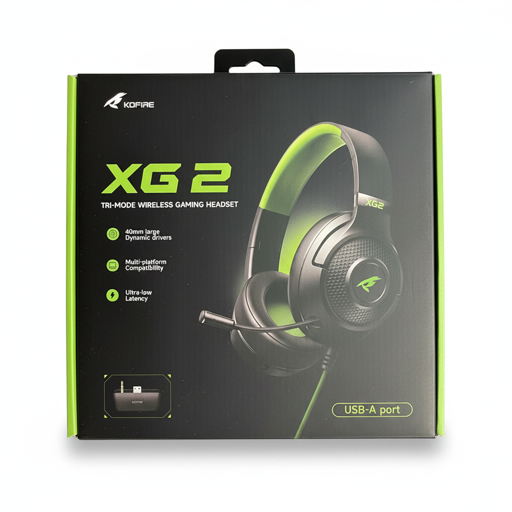 Kofire XG 2 Tri-Mode Wireless Gaming Headset (New/Open Box)