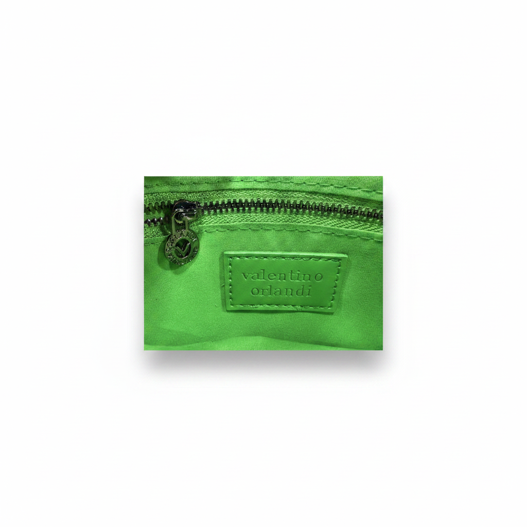 Valentino Orlandi Shoulder/Crossbody Handbag Purse Green