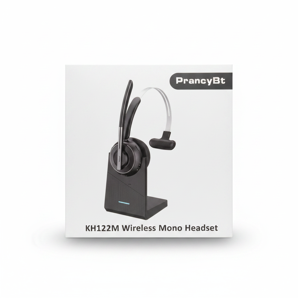PrancyBt Wireless Mono Headset (Open Package) Model KH122M