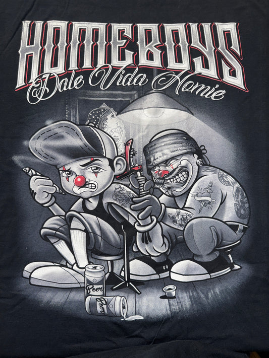 Chicano-Style Graphic T-Shirt - Dale Vida Homie