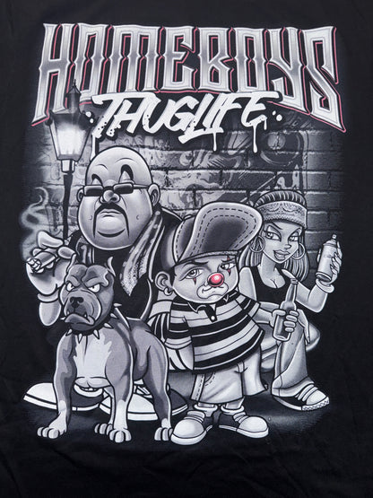 Chicano-Style Graphic T-Shirt - Thug Life