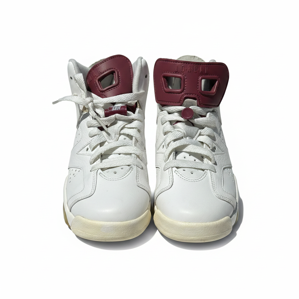 Kid's Nike Jordan 6 Retro Maroon 4Y Unisex