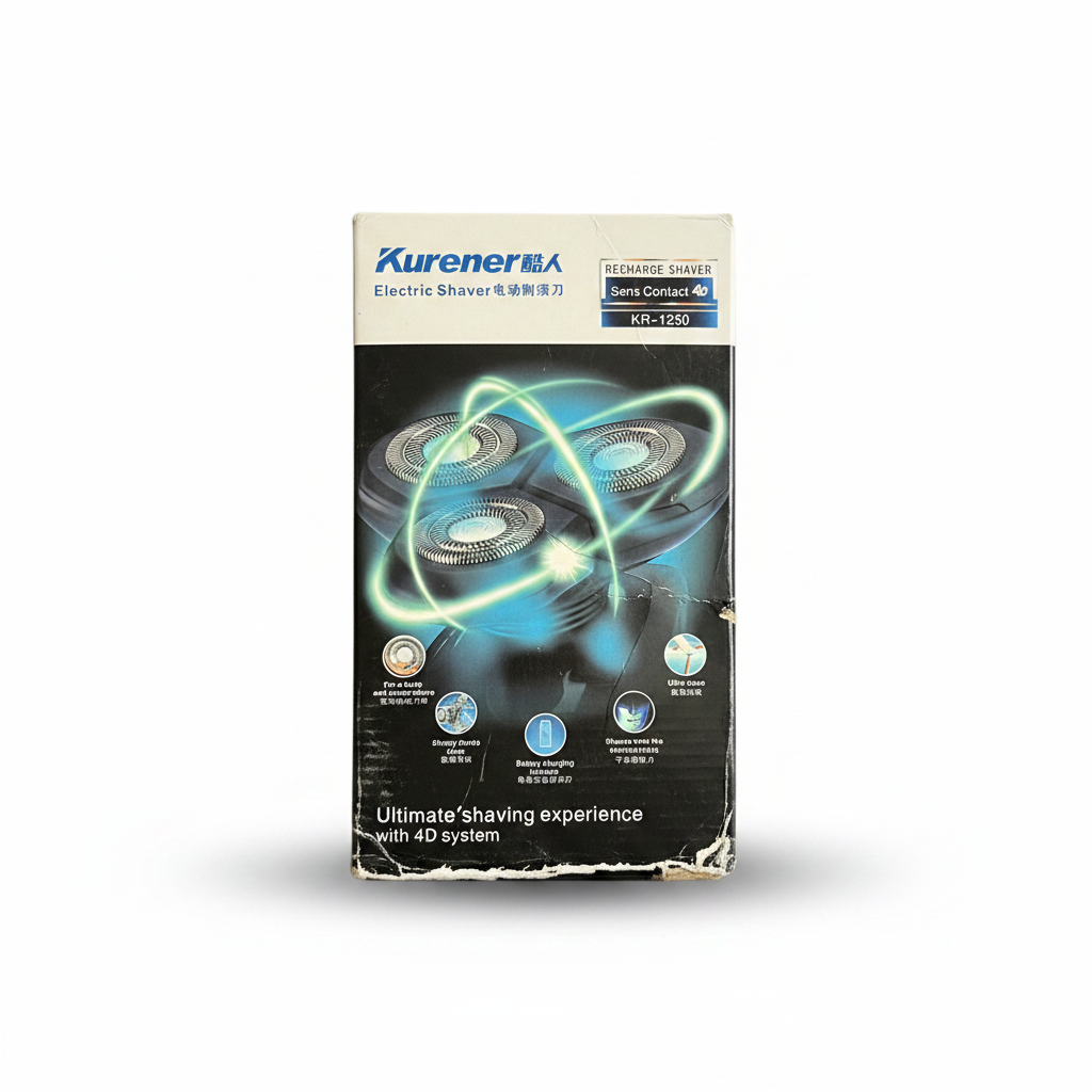 Kurener Electric Shaver (Open Package) Model KR-1250