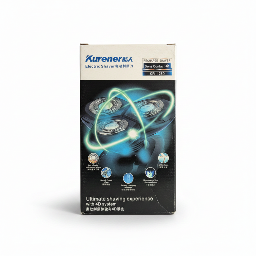 Kurener Electric Shaver (Open Package) Model KR-1250