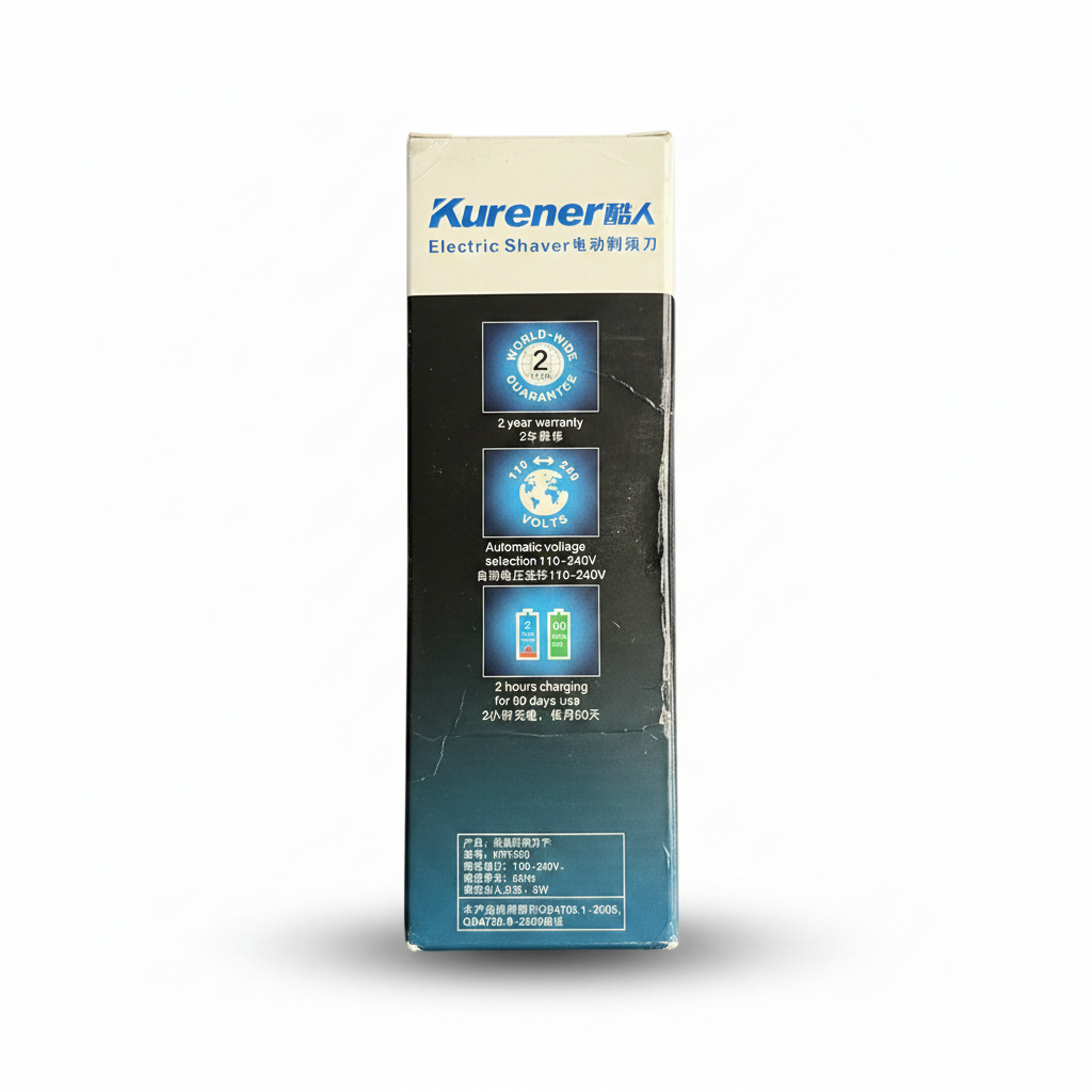 Kurener Electric Shaver (Open Package) Model KR-1250
