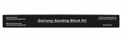 GELRIUNY D4409 24" Auto Body Sanding Block, Black