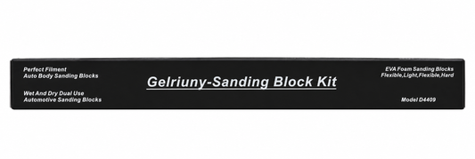 GELRIUNY D4409 24" Auto Body Sanding Block, Black