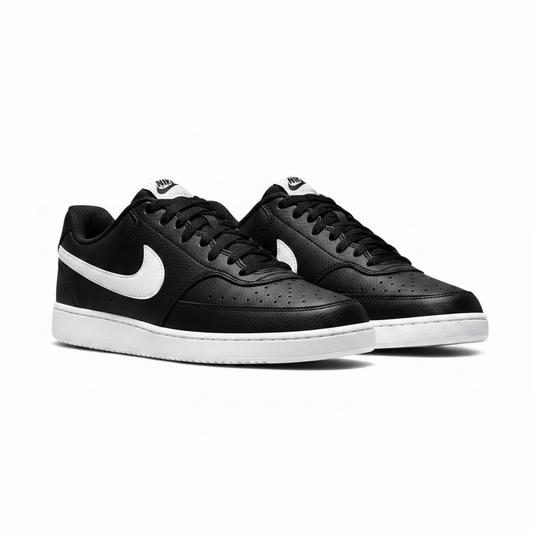 Unisex Nike Court Vision Low Next Nature Size 9.5M / 11W Black/White