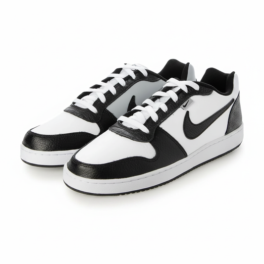 Men's Nike Ebernon Low Premium Size 13 White/Black/Wolf Grey