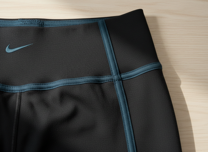 NWT Women's Nike One Leggings Black/Armory Navy/Black