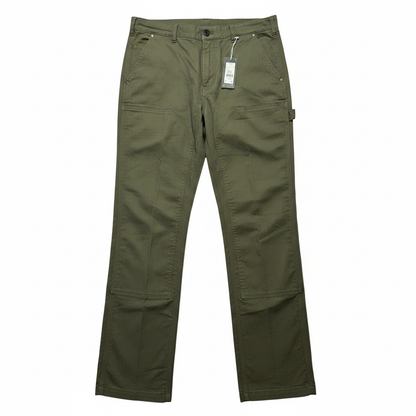 NWT Alpine Design Men's Utility Pants Herringbone Vintage Olive Green