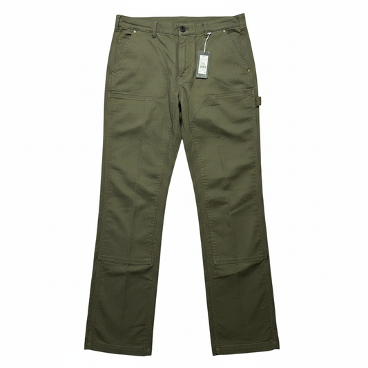 NWT Alpine Design Men's Utility Pants Herringbone Vintage Olive Green