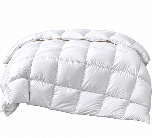 APSMILE Lightweight Down & Feather Fibers Queen Comforter, 90" × 90"