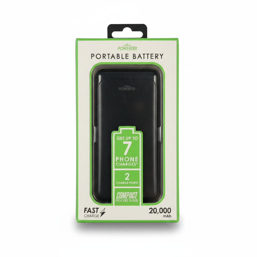 Portable Battery 20000mAh (New / Open Package) Model 802692