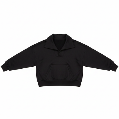 NWT Beyond Yoga  Street Smart Pullover Sweatshirt Black Size Medium