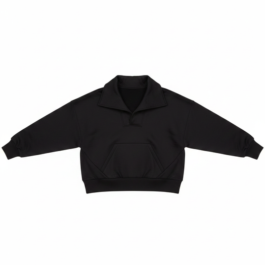 NWT Beyond Yoga  Street Smart Pullover Sweatshirt Black Size Medium