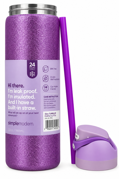 Limited Edition 24 oz Insulated Stainless Steel Water Bottle