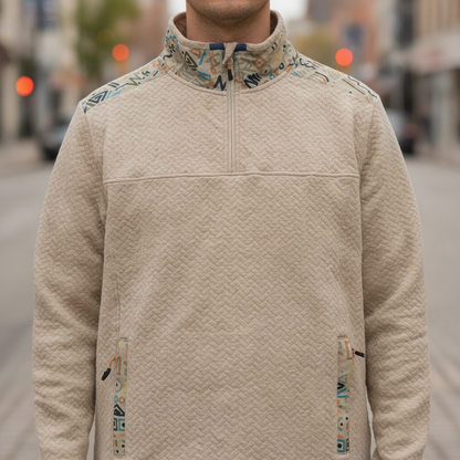 NWT Chubbies Men's Sandstorm Sweatshirt - Light Khaki - Solid