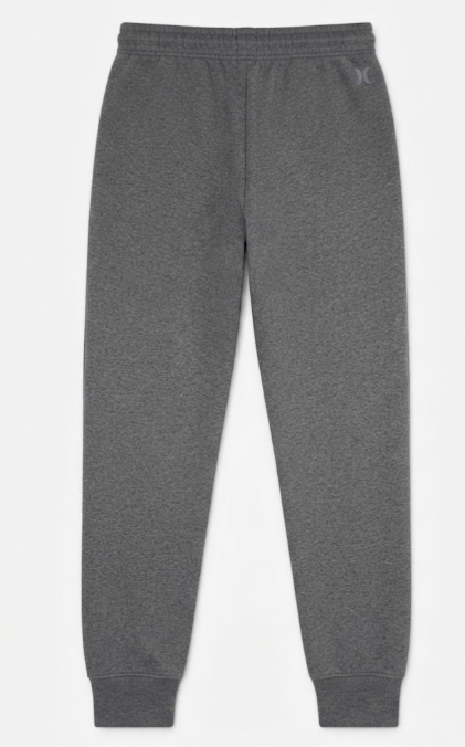 Hurley Boys Dri-Fit Fleece Jogger Pants Heather Grey Size 6
