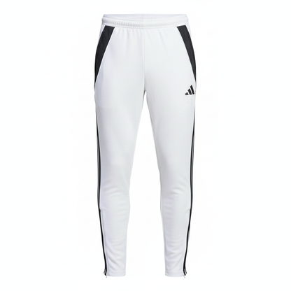 NWT Adidas Men's Tiro 24 Soccer Tracksuit Pants - Large - White/Black