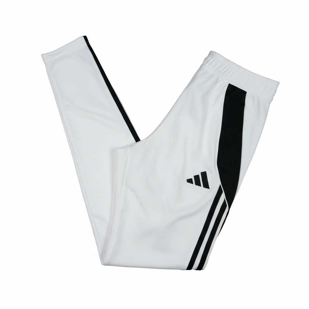 NWT Adidas Men's Tiro 24 Soccer Tracksuit Pants - Large - White/Black