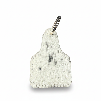 Handcrafted Cowhide Cow Tag 3.25" x 2.25"