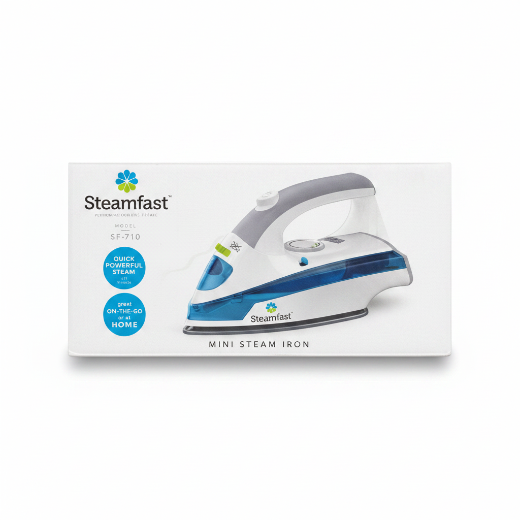 Steamfast Mini Steam Iron Model SF-710 (Open Package)