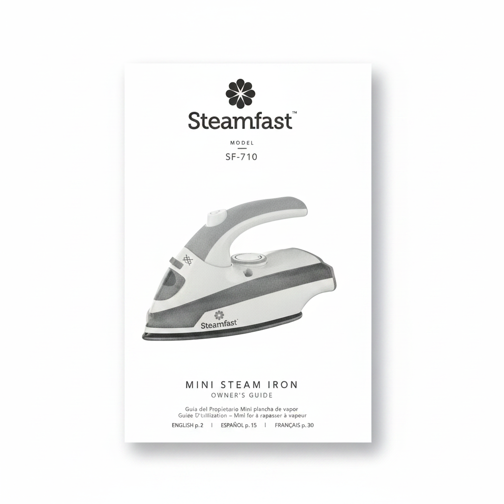 Steamfast Mini Steam Iron Model SF-710 (Open Package)