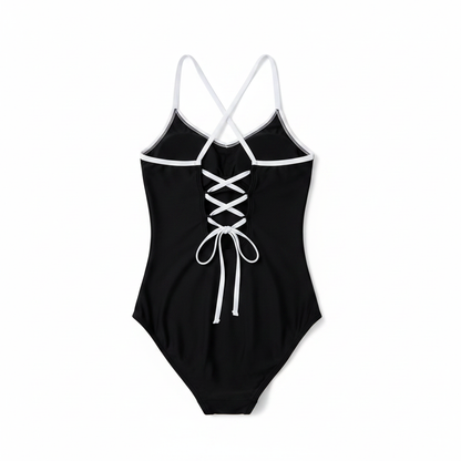 NWOT BMJL Women's One Piece Swimsuit Large Black