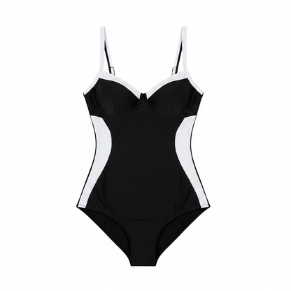 NWOT BMJL Women's One Piece Swimsuit Large Black