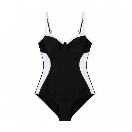 NWOT BMJL Women's One Piece Swimsuit Large Black