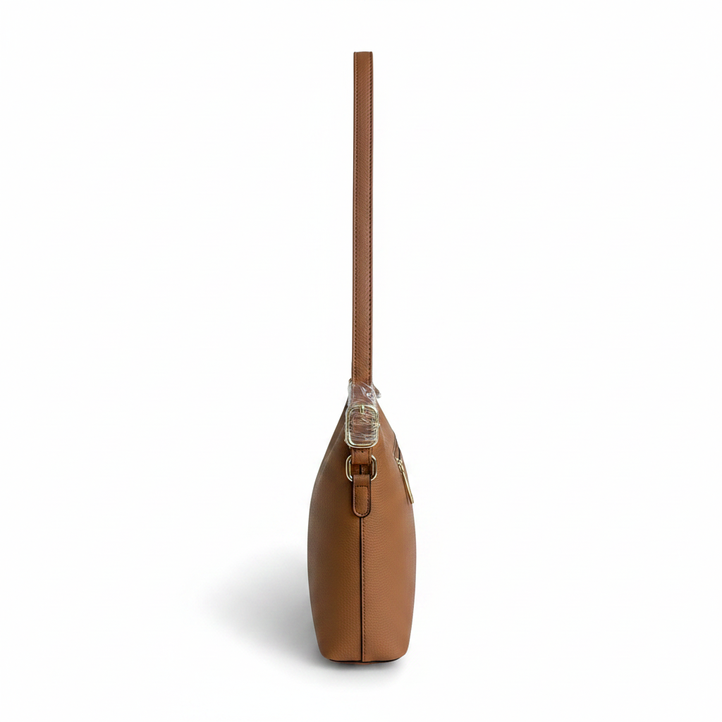 La Terre Light Brown Crossbody Purse