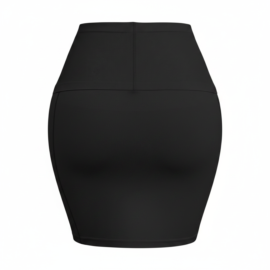 USEASY Seamless Shapewear Half Slip (NWT) – Tummy Control, Waist Cincher, Under Dress | Black, Size 1XL