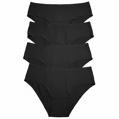 TIICHOO Period Underwear Heavy Flow Leakproof 4-Pack Black Size X-Large