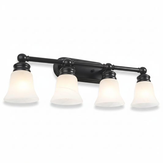 4-Light Vanity Fixture in Oil-Rubbed Bronze Finish - Open Package
